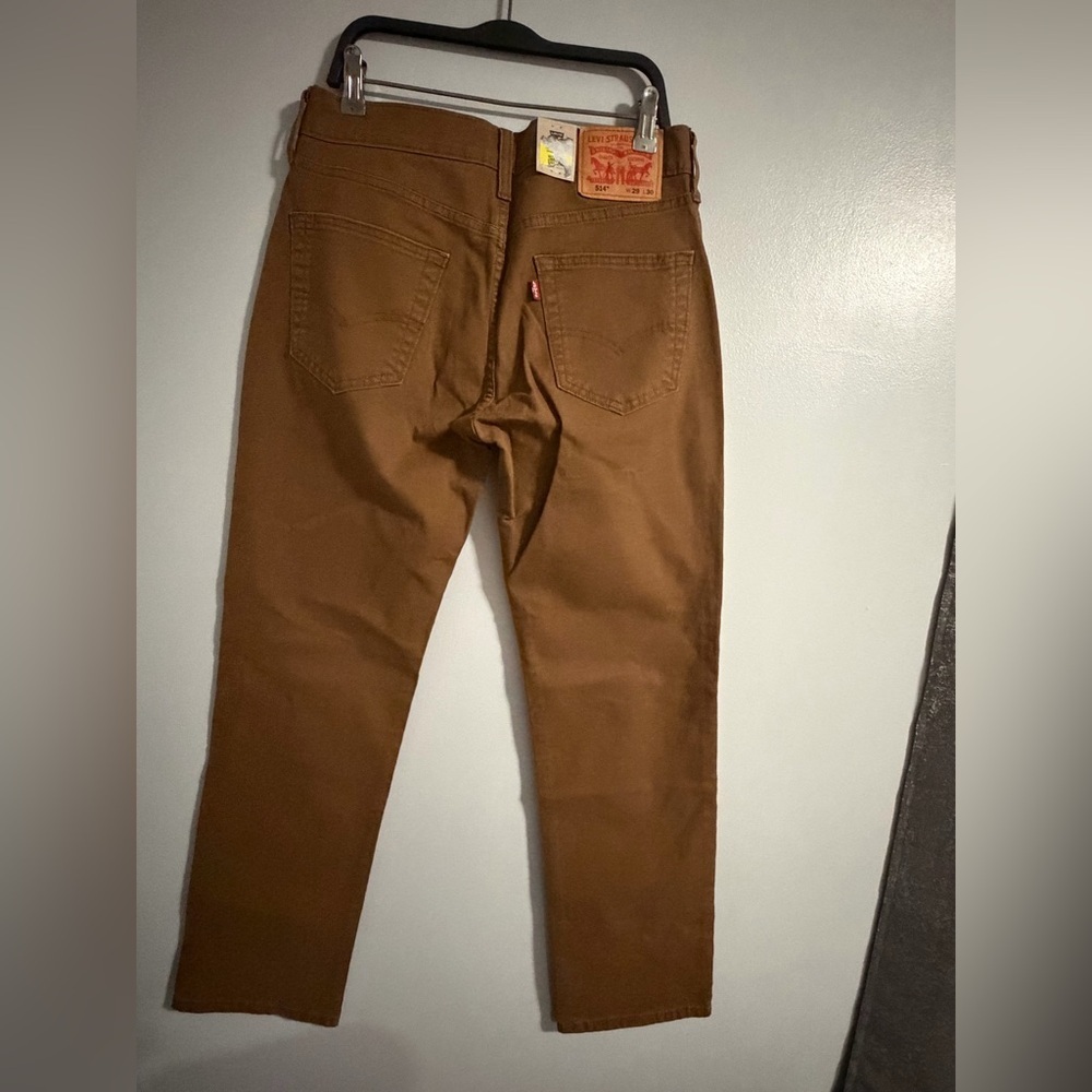 Levi's Men's Brown Straight Jeans - Picture 3 of 6